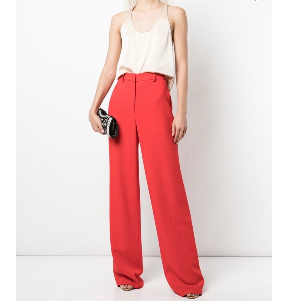 Alice & Olivia Reiko Crepe satin top